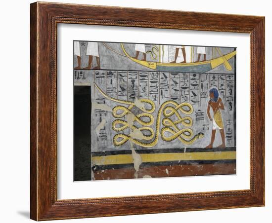 Egypt, Thebes, Luxor, Valley of the Kings, Tomb of Ramses I-null-Framed Giclee Print