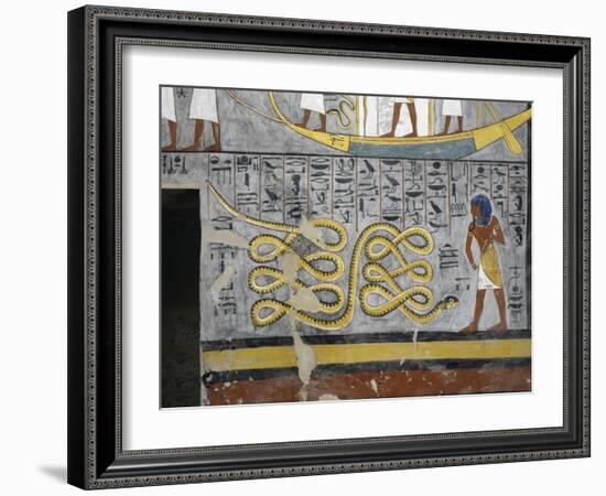 Egypt, Thebes, Luxor, Valley of the Kings, Tomb of Ramses I-null-Framed Giclee Print