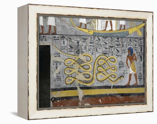Egypt, Thebes, Luxor, Valley of the Kings, Tomb of Ramses I-null-Framed Premier Image Canvas
