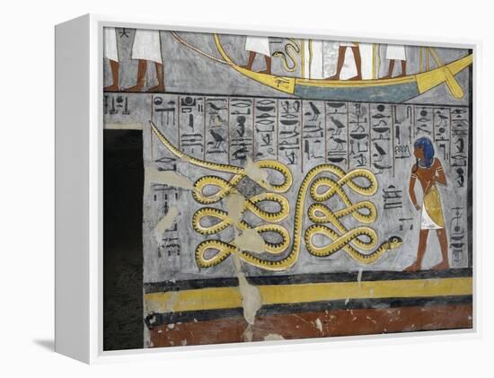 Egypt, Thebes, Luxor, Valley of the Kings, Tomb of Ramses I-null-Framed Premier Image Canvas