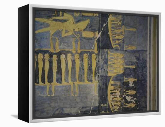 Egypt, Thebes, Luxor, Valley of the Kings, Tomb of Ramses IX-null-Framed Premier Image Canvas