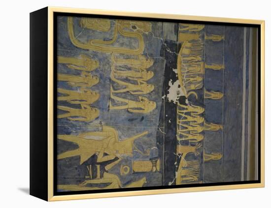Egypt, Thebes, Luxor, Valley of the Kings, Tomb of Ramses IX-null-Framed Premier Image Canvas