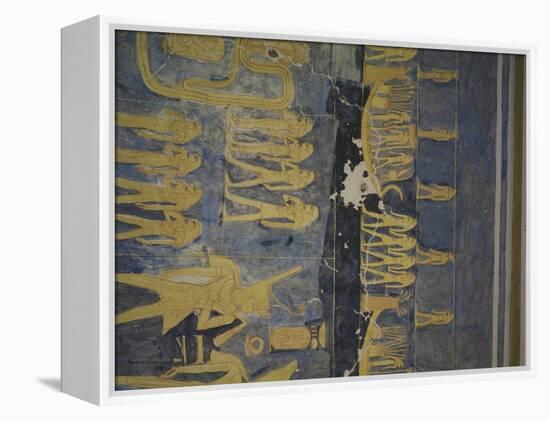 Egypt, Thebes, Luxor, Valley of the Kings, Tomb of Ramses IX-null-Framed Premier Image Canvas