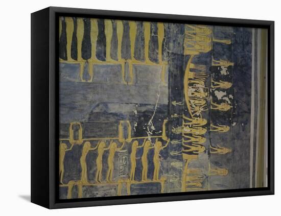 Egypt, Thebes, Luxor, Valley of the Kings, Tomb of Ramses IX-null-Framed Premier Image Canvas