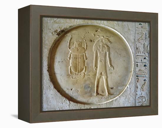 Egypt, Thebes, Luxor, Valley of the Kings, Tomb of Seti II-null-Framed Premier Image Canvas