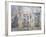 Egypt, Tomb of City Governor and Vizier Ramose, Hypostyle Hall, Unfinished Mural Paintings-null-Framed Giclee Print