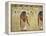 Egypt Valley of the Kings, Tomb of Seti I, Mural Painting of Two Gods, from Nineteenth Dynasty-null-Framed Premier Image Canvas