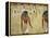 Egypt Valley of the Kings, Tomb of Seti I, Mural Painting of Two Gods, from Nineteenth Dynasty-null-Framed Premier Image Canvas