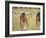 Egypt Valley of the Kings, Tomb of Seti I, Mural Painting of Two Gods, from Nineteenth Dynasty-null-Framed Giclee Print