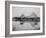 Egypt, Village and pyramids during the flood-time, c.1890-1900-null-Framed Photographic Print