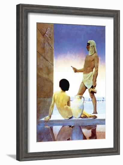 Egypt-Maxfield Parrish-Framed Art Print