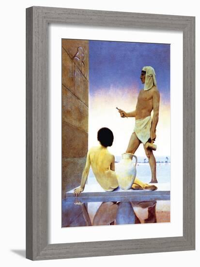 Egypt-Maxfield Parrish-Framed Art Print