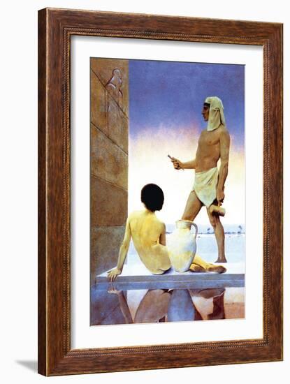 Egypt-Maxfield Parrish-Framed Art Print