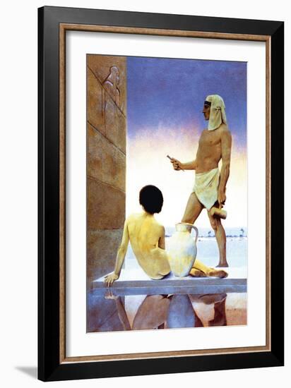 Egypt-Maxfield Parrish-Framed Art Print