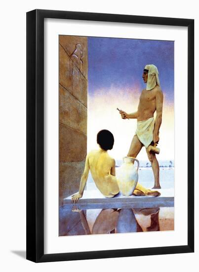 Egypt-Maxfield Parrish-Framed Art Print