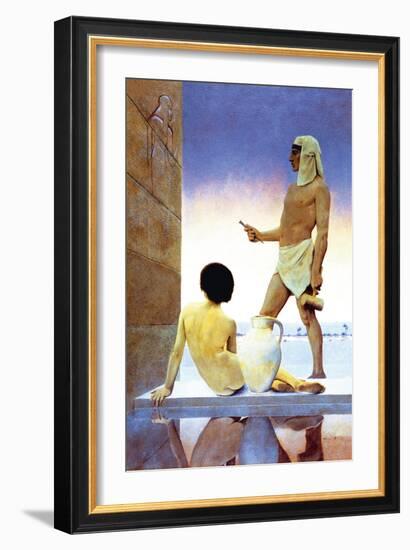 Egypt-Maxfield Parrish-Framed Art Print