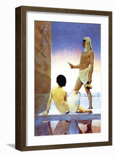 Egypt-Maxfield Parrish-Framed Art Print