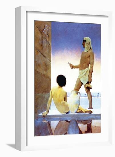 Egypt-Maxfield Parrish-Framed Art Print