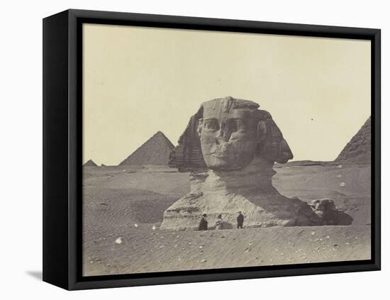 Egypte, le Sphinx-Felice Beato-Framed Premier Image Canvas