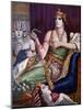 Egyptian Antiquite: “” the Death of Cleopatra”” the Queen of Egypt Cleopatra VII Thea Philopator (6-Tancredi Scarpelli-Mounted Giclee Print