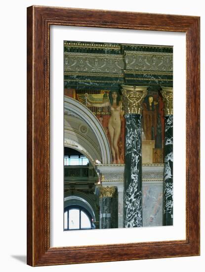 Egyptian Art, 1890, Fresco-Gustav Klimt-Framed Giclee Print