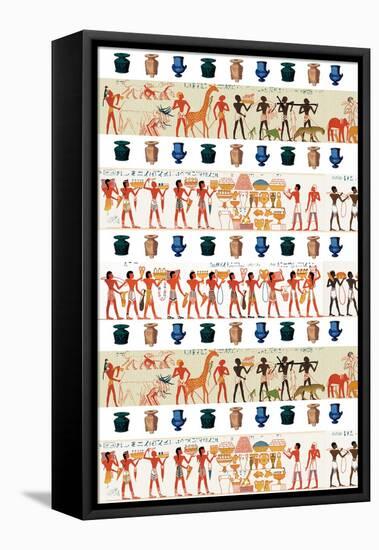 Egyptian Art & Urns-Paris Pierce-Framed Stretched Canvas