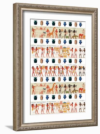 Egyptian Art & Urns-Paris Pierce-Framed Art Print