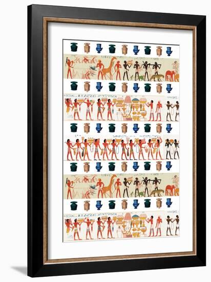 Egyptian Art & Urns-Paris Pierce-Framed Art Print