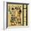 Egyptian Background With Film Strip-Maugli-l-Framed Art Print