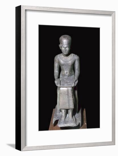 Egyptian bronze statuette of Imhotep, 27th century BC. Artist: Unknown-Unknown-Framed Giclee Print
