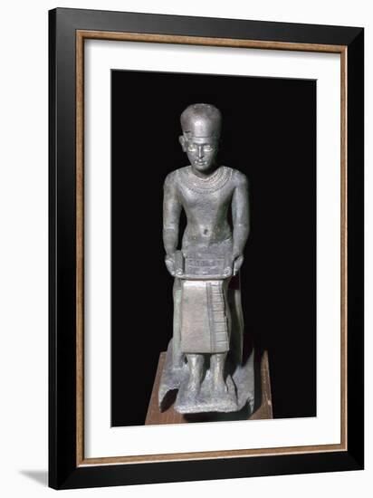 Egyptian bronze statuette of Imhotep, 27th century BC. Artist: Unknown-Unknown-Framed Giclee Print