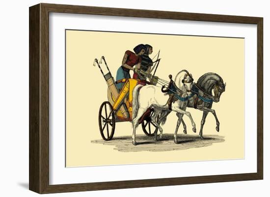 Egyptian Chariot-J. Gardner Wilkinson-Framed Art Print