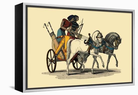 Egyptian Chariot-J. Gardner Wilkinson-Framed Stretched Canvas