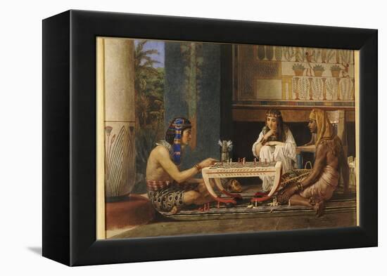 Egyptian Chess Players, 1868-Sir Lawrence Alma-Tadema-Framed Premier Image Canvas