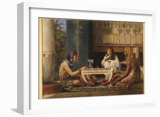 Egyptian Chess Players, 1868-Sir Lawrence Alma-Tadema-Framed Giclee Print