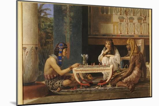 Egyptian Chess Players, 1868-Sir Lawrence Alma-Tadema-Mounted Giclee Print