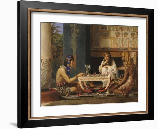 Egyptian Chessplayers-Sir Lawrence Alma-Tadema-Framed Giclee Print