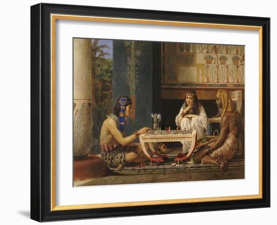 Egyptian Chessplayers-Sir Lawrence Alma-Tadema-Framed Giclee Print