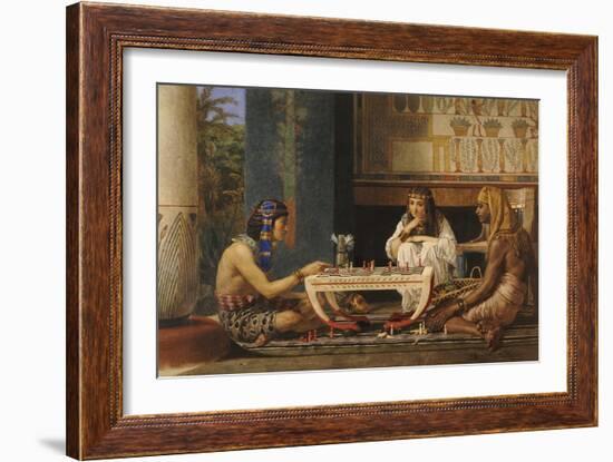 Egyptian Chessplayers-Sir Lawrence Alma-Tadema-Framed Giclee Print