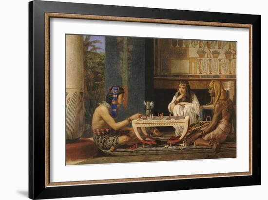Egyptian Chessplayers-Sir Lawrence Alma-Tadema-Framed Giclee Print