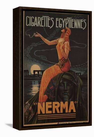 Egyptian Cigarettes Nerma, 1924-Gaspar Camps-Framed Premier Image Canvas