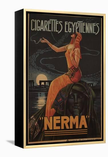 Egyptian Cigarettes Nerma, 1924-Gaspar Camps-Framed Premier Image Canvas