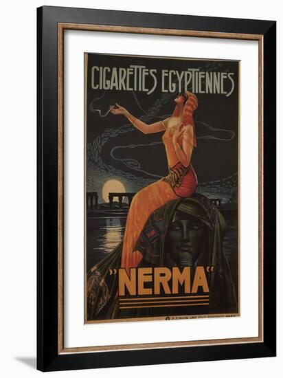 Egyptian Cigarettes Nerma, 1924-Gaspar Camps-Framed Giclee Print