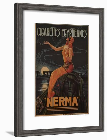 Egyptian Cigarettes Nerma, 1924-Gaspar Camps-Framed Giclee Print