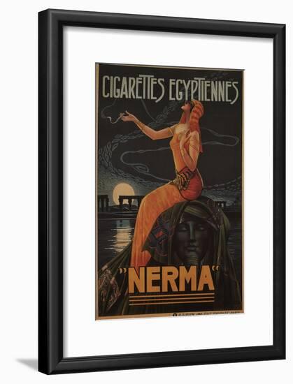 Egyptian Cigarettes Nerma, 1924-Gaspar Camps-Framed Giclee Print