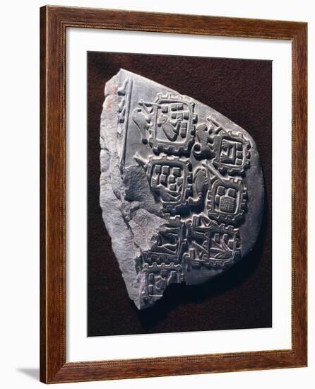 Egyptian Civilization, Predynastic Period, Commemorative Paletta with Relief-null-Framed Giclee Print