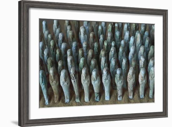 Egyptian Civilization. Shabtis. from Bahariya Oasis, Sheik Souby, Governor's Tomb, Tomb of Nassa-null-Framed Giclee Print