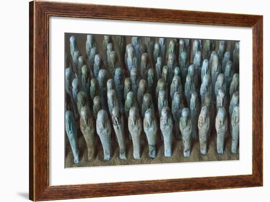 Egyptian Civilization. Shabtis. from Bahariya Oasis, Sheik Souby, Governor's Tomb, Tomb of Nassa-null-Framed Giclee Print