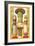 Egyptian Columns-Racinet-Framed Art Print