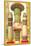 Egyptian Columns-Racinet-Mounted Art Print